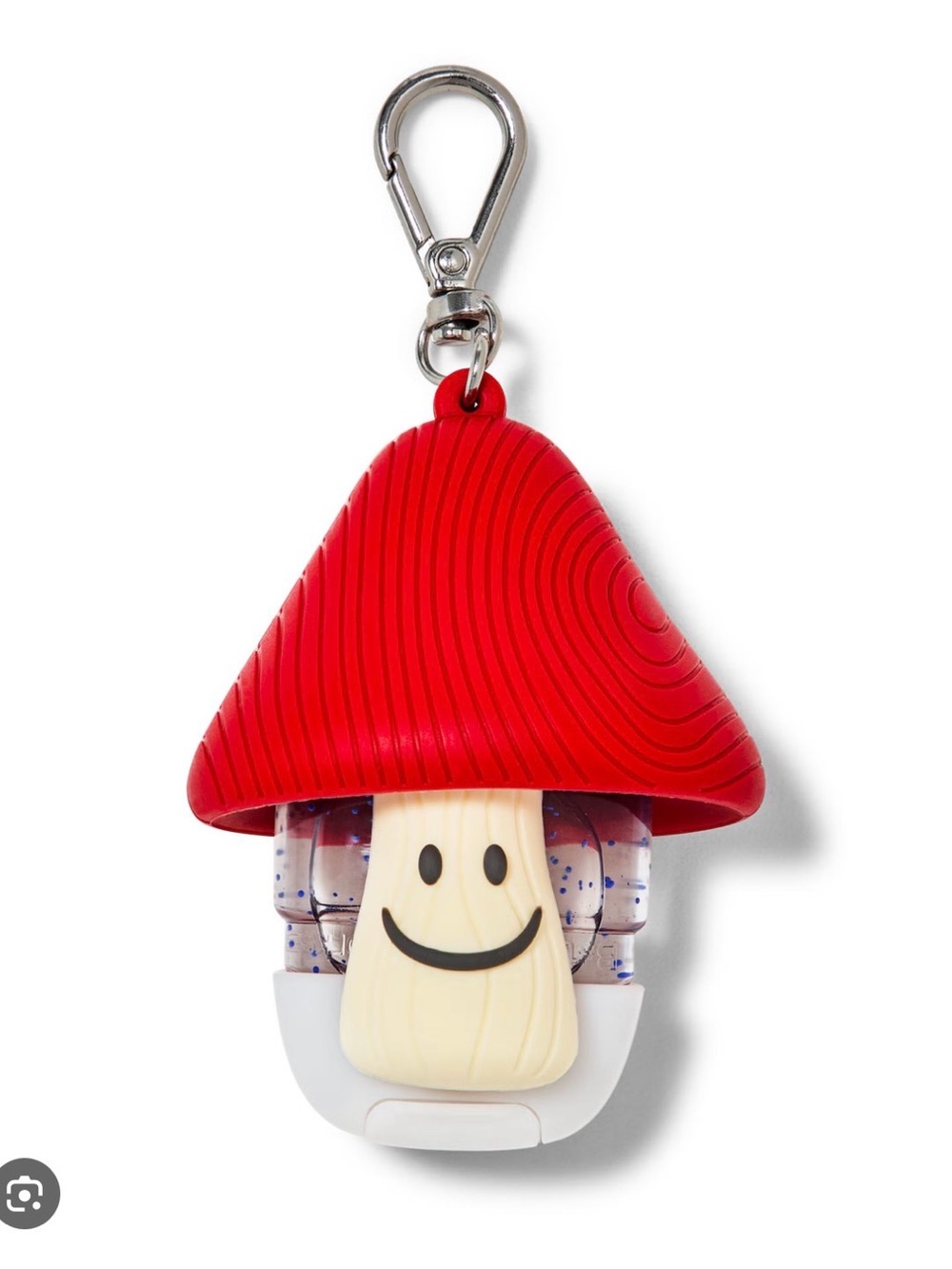 Bath & Body Works Red Mushroom Earbud Case Keychain